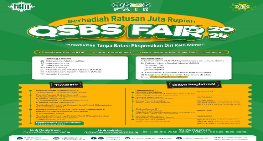QSBS FAIR's Back.....‼️